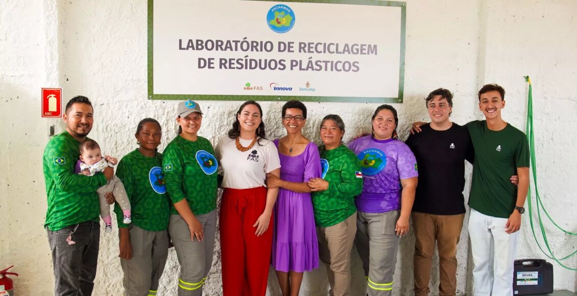 Laboratório para reciclagem de plástico fortalece economia circular