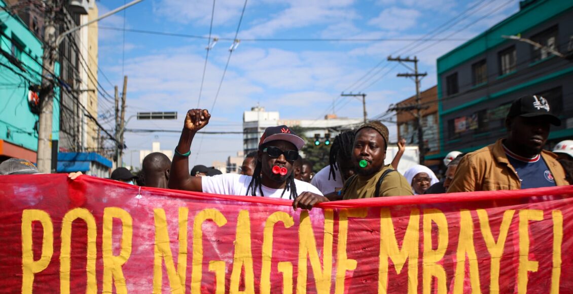 Três meses após PM matar senegalês Ngagne Mbaye, ambulantes vão às ruas de SP pelo fim da Operação Delegada