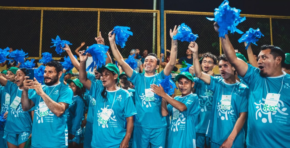 Professores da floresta inspiram jovens a sonhar e preservar suas raízes durante as Olimpíadas da Floresta em Tefé - FAS