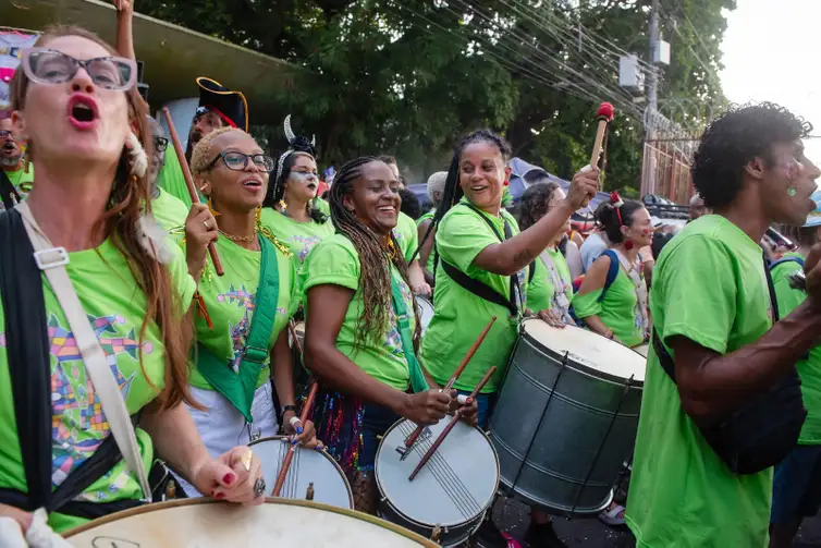 Loucura Suburbana/ Pâmela Perez 30/01/2026 - Blocos da saúde mental quebram preconceitos e reforçam inclusão. Bloco Zona Mental. Bloco Loucura Suburbana. Foto: Loucura Suburbana/ Pâmela Perez
