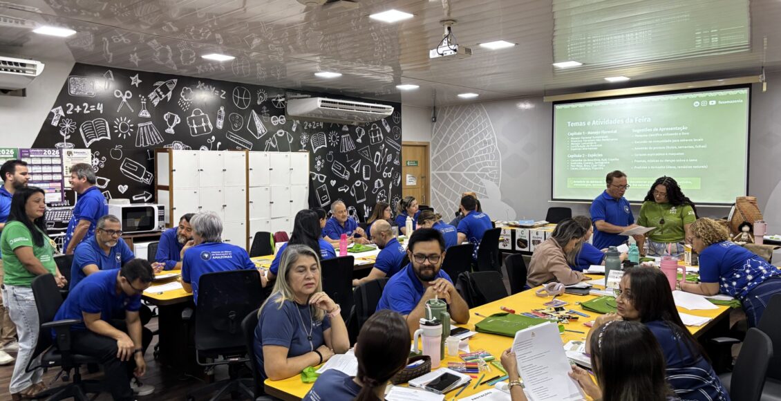 Formação fortalece ensino conectado à realidade amazônica no Amazonas - FAS