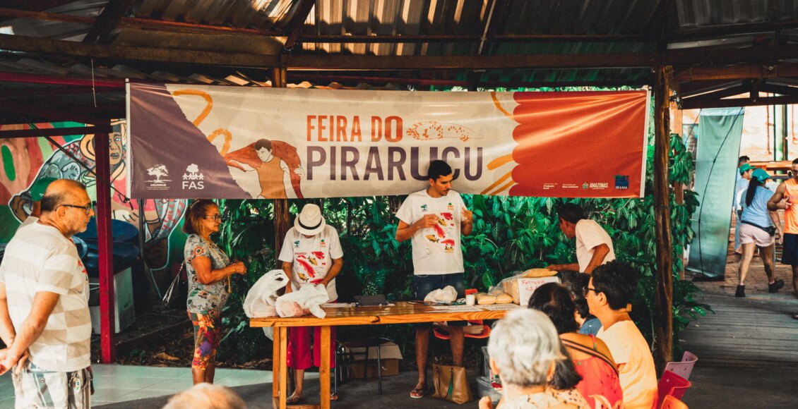 Feira do Pirarucu oferece cinco toneladas de pescado a preços acessíveis neste sábado em Manaus - FAS