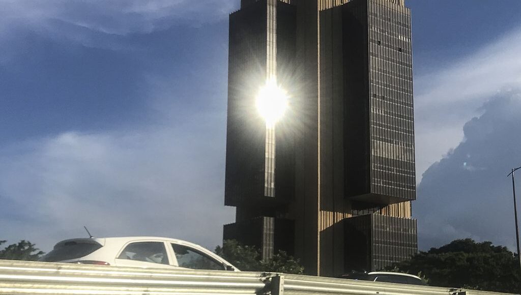 Fachada do edifício-sede do Banco Central do Brasil, em Brasília
